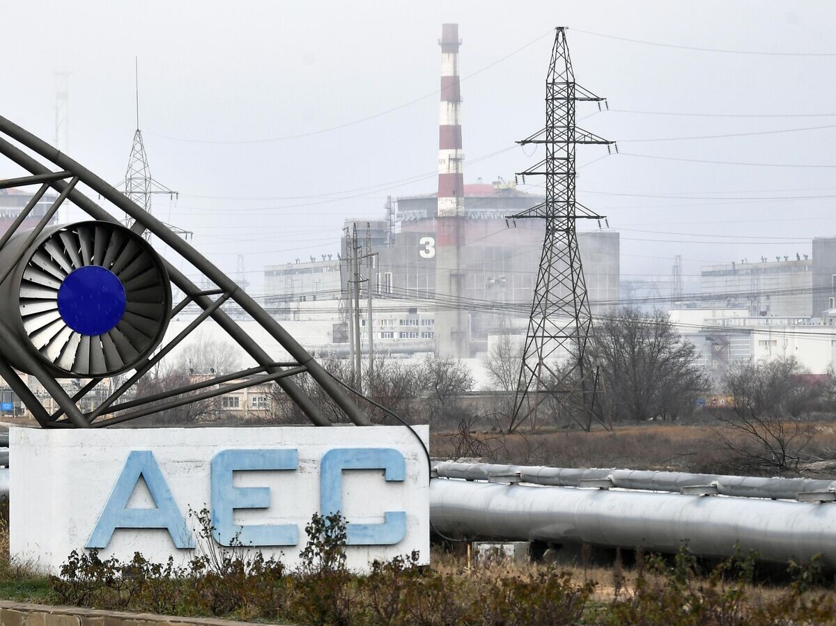    Запорожская АЭС в Энергодаре© РИА Новости . Евгений Биятов