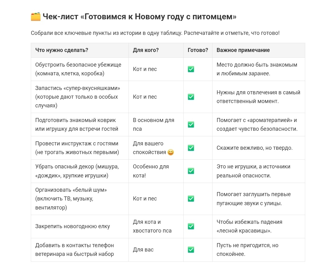 Ключевые моменты подготовки❤️