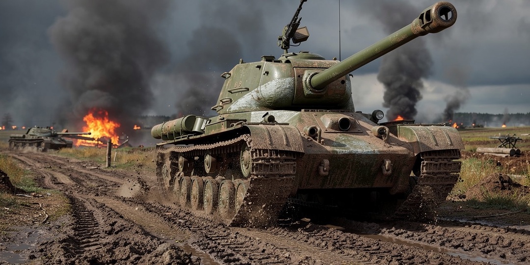 «Сталинская кувалда»: как ИС-2 срывал башни хваленым «Королевским тиграм»