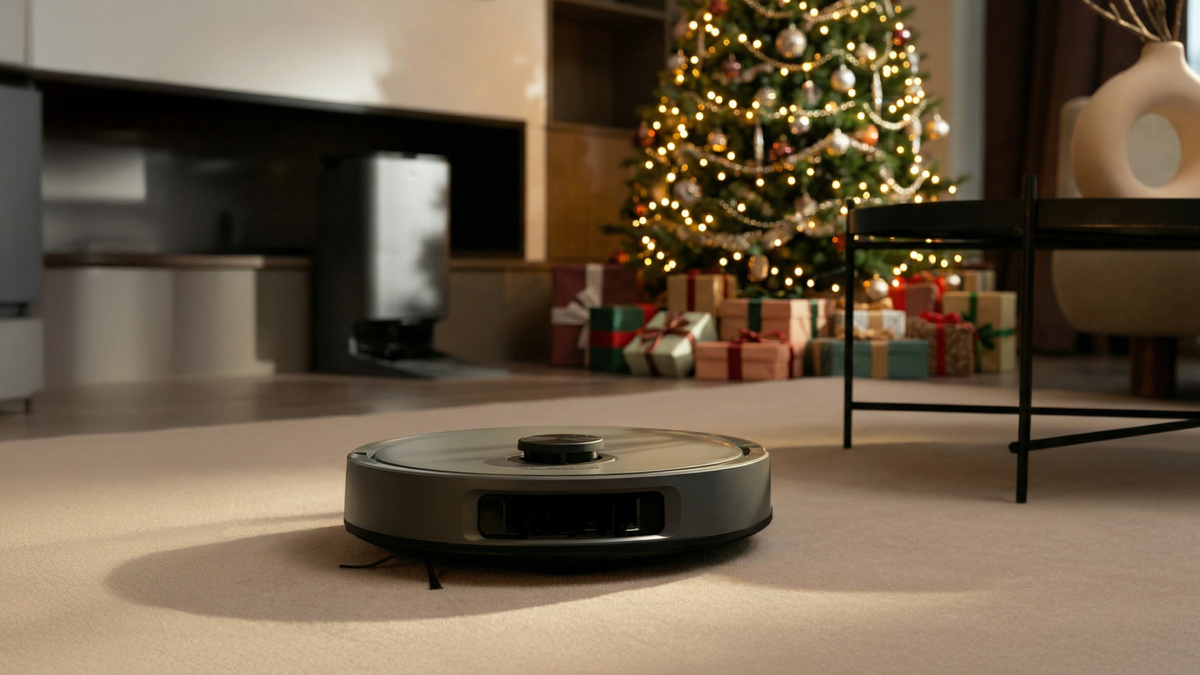 Робот-пылесос Polaris PVCRAC 7790 Wi-Fi IQ Home со станцией самоочистки.