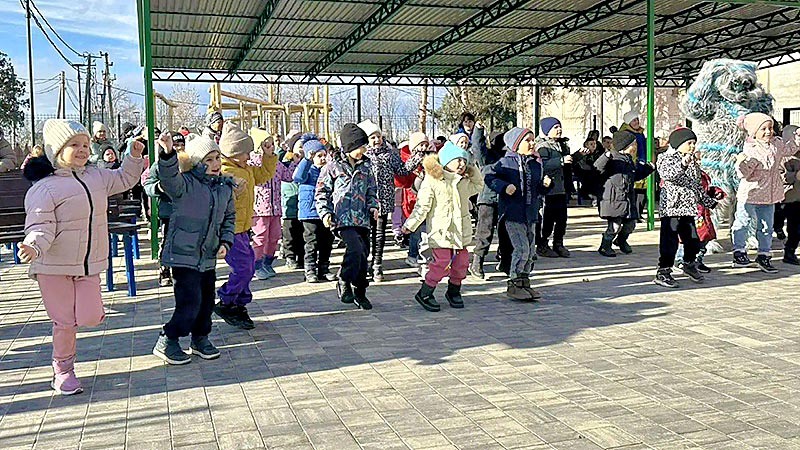    В станице Михайловской состоялось открытие нового сквера «Связь Поколений»