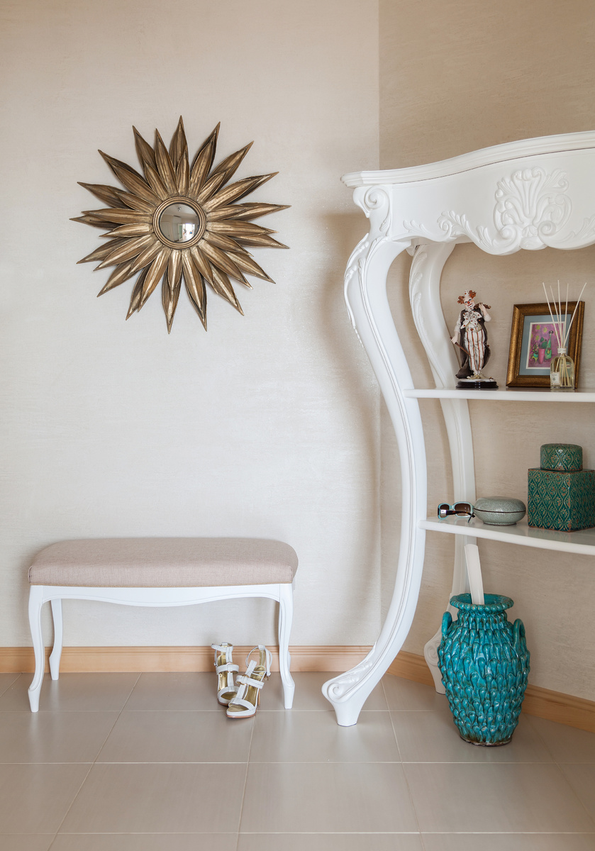 Интерьер прихожей, фото Д. Комаров. Дизайнер интерьра Ирина Кривцова.