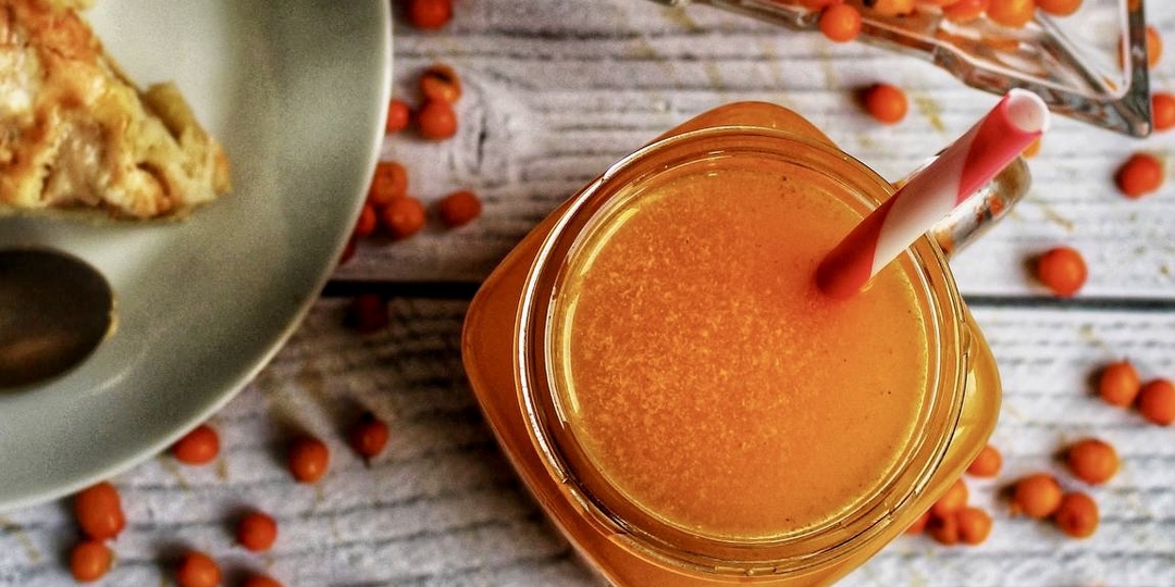 Безалкогольный глинтвейн из облепихи