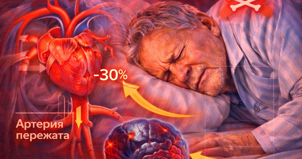 ПОЖИЛЫМ ЗАПРЕЩЕНО спать на этом боку — пережимаются сосуды и стареет мозг