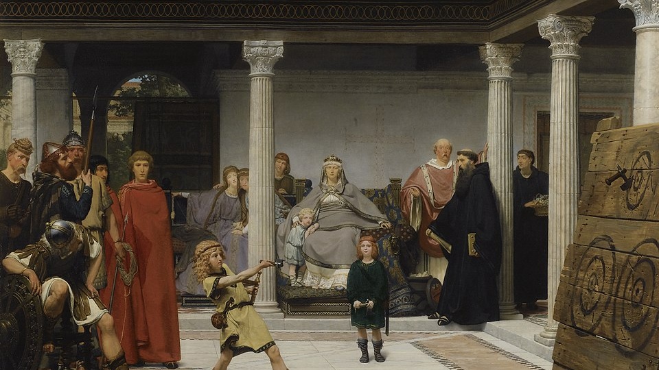 Свист франциски / Миниатюра из жизни Галлии эпохи ранних Меровингов