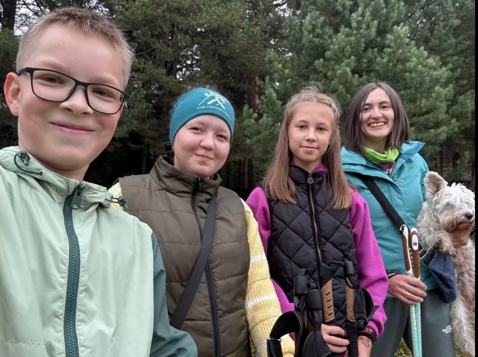 После одной из тренировок в лесу