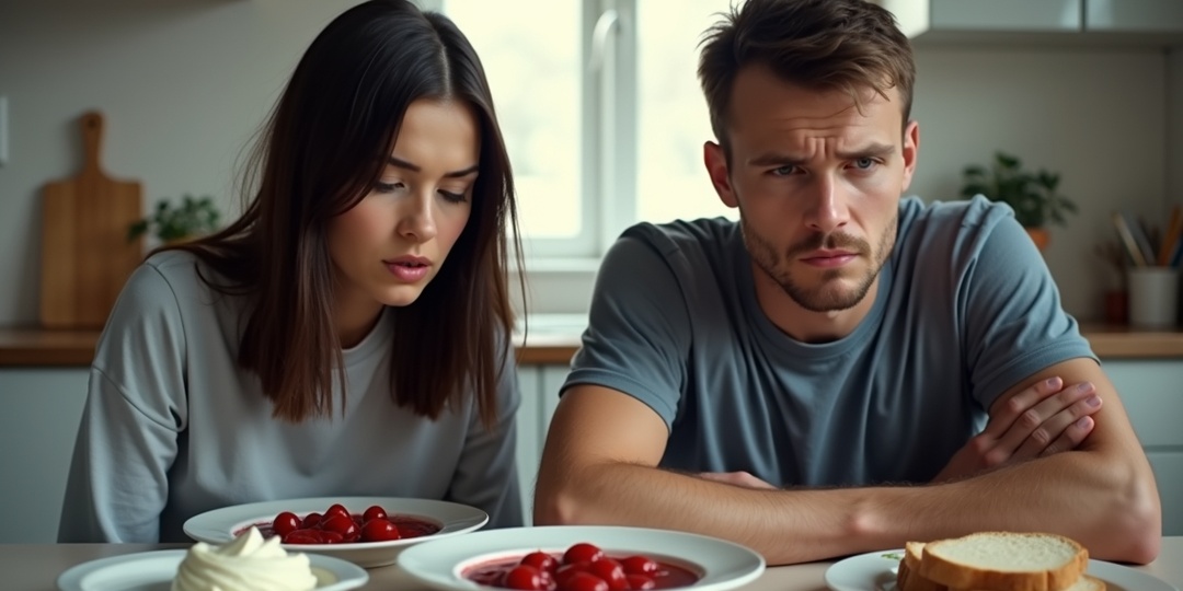 «Ты плохо варишь борщ — я хочу развода» — он ушёл к маме. А через месяц сам вернулся с чемоданом