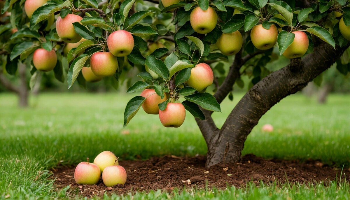 Яблоки на яблоне из Шедеврума