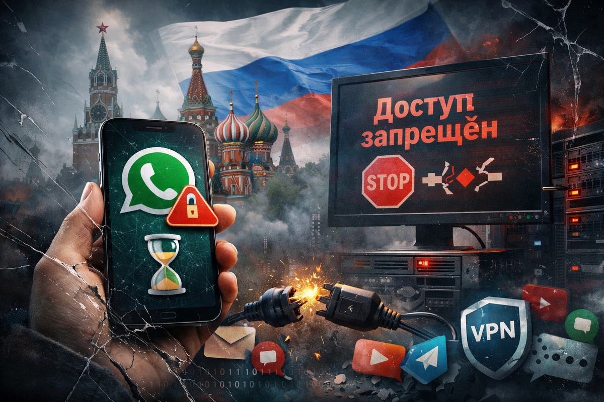 
Полная блокирока WhatsApp началось

