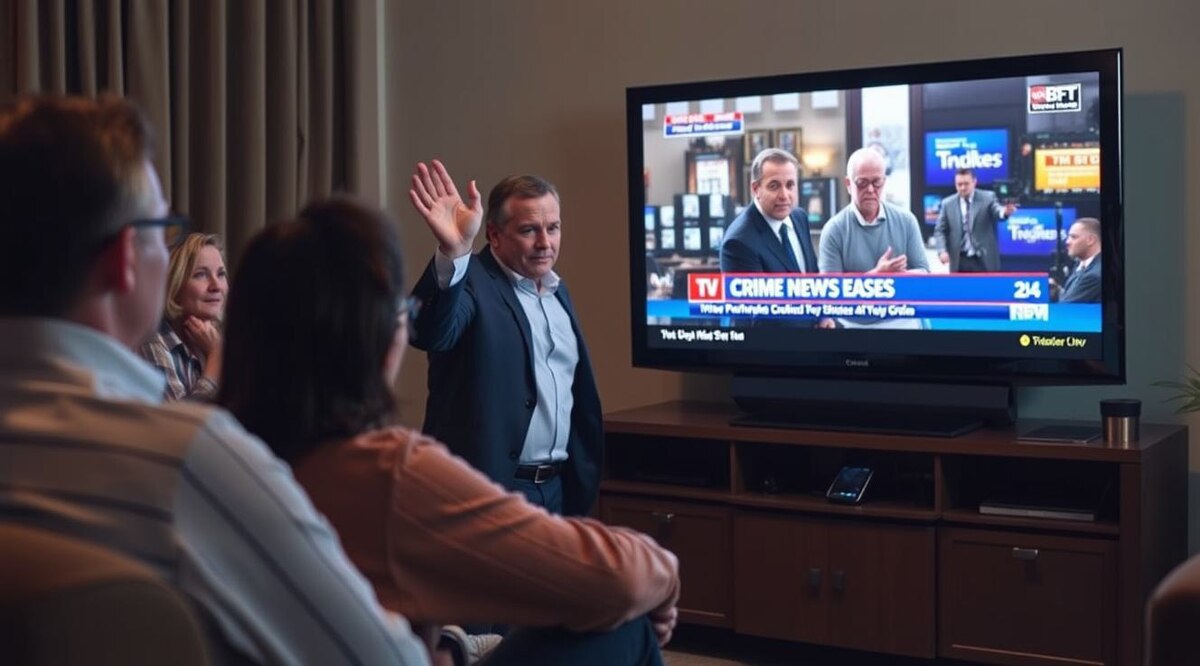 Фото люди за просмотром телевизора.