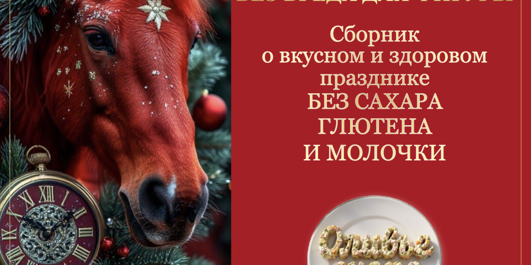 Сборник новогодних рецептов без сахара, глютена и молочки