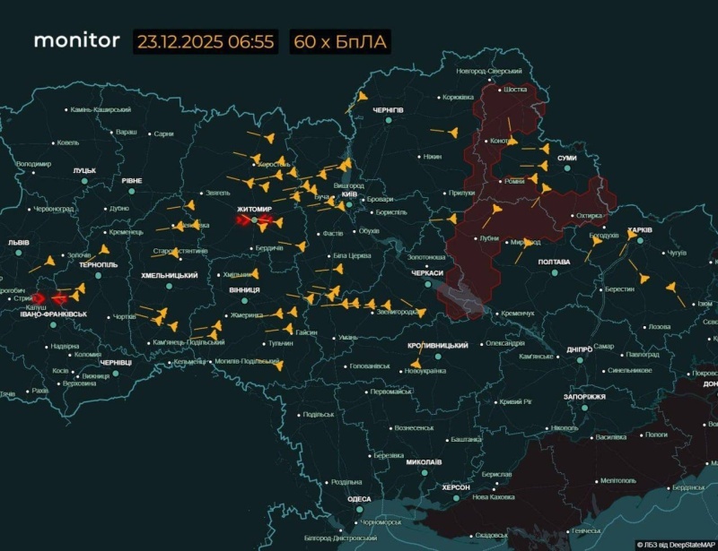    «Одесский сценарий» грозит всей Украине после ночного массированного удара ВС РФ по энергосистеме