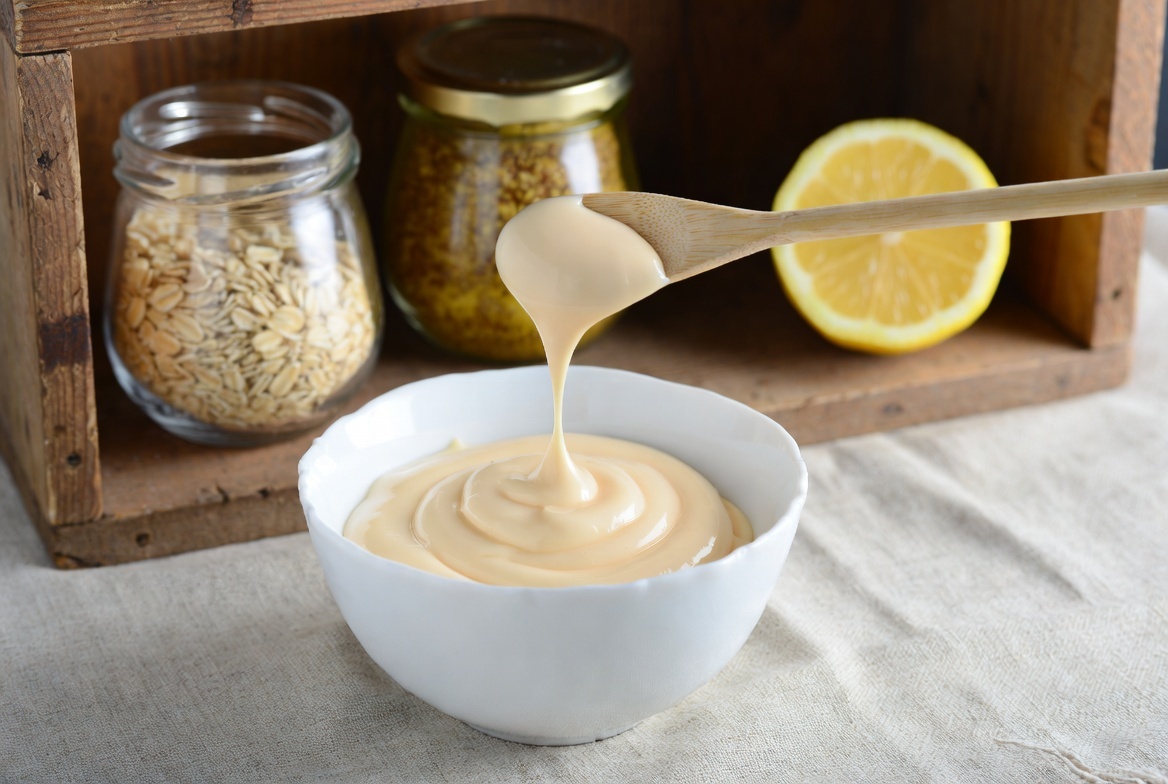 🥣 Постный майонез без яиц: из овсянки, горчицы и лимона. Почему его варили в монастырях — и как он не расслаивается 5 дней. 