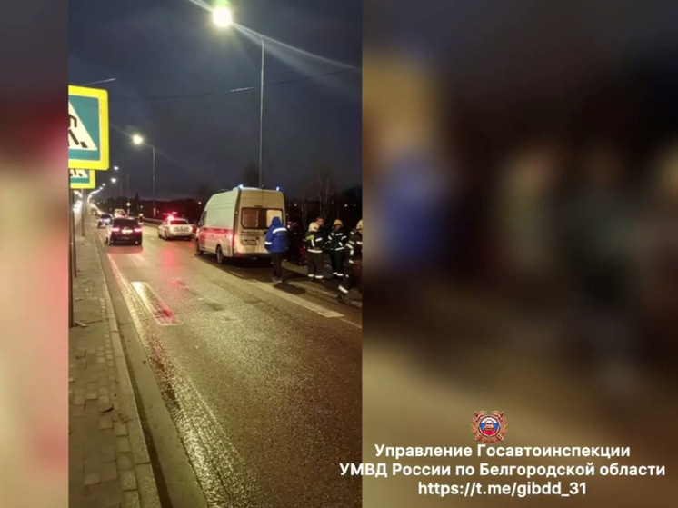     «Хендай Солярис» врезался в ограждение в Губкине: есть пострадавшие, фото: скриншот видео со страницы t.me/gibdd_31