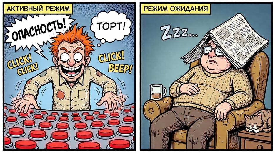  Обычный режим работы вашего мозга