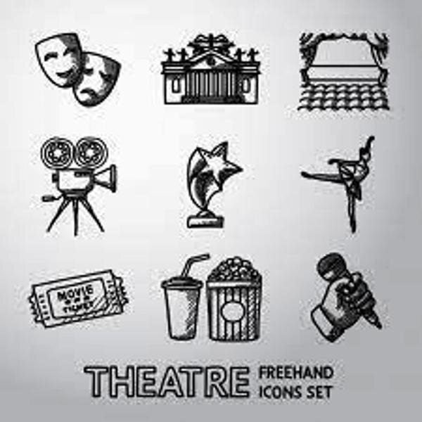 илл.:символы кино-театральных(зрелищных) искусств