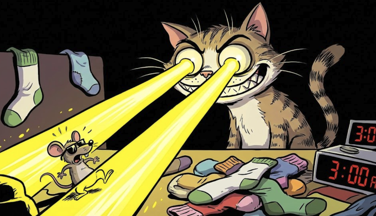 Кошки видят в темноте?