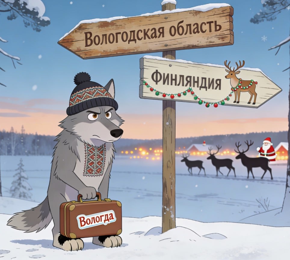 Вологодский волк не знает куда податься