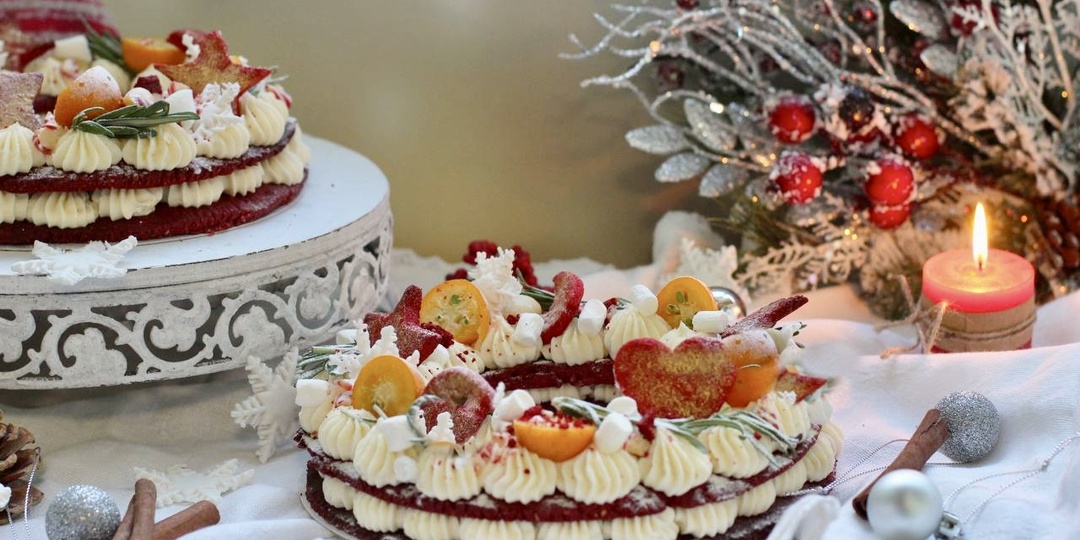 Торт «Новогодний венок»