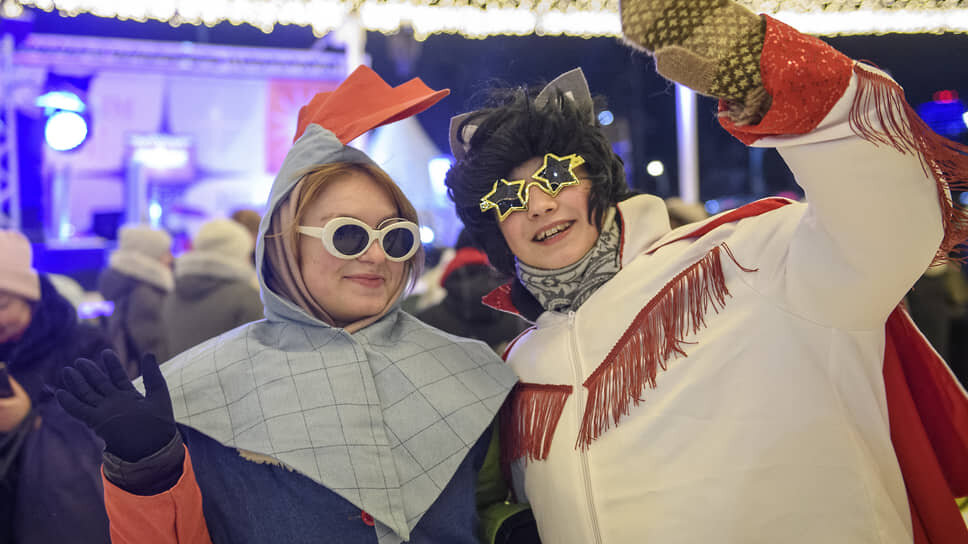 Главная елки в Казани .📷Фото: Артемий Шуматов / Коммерсантъ