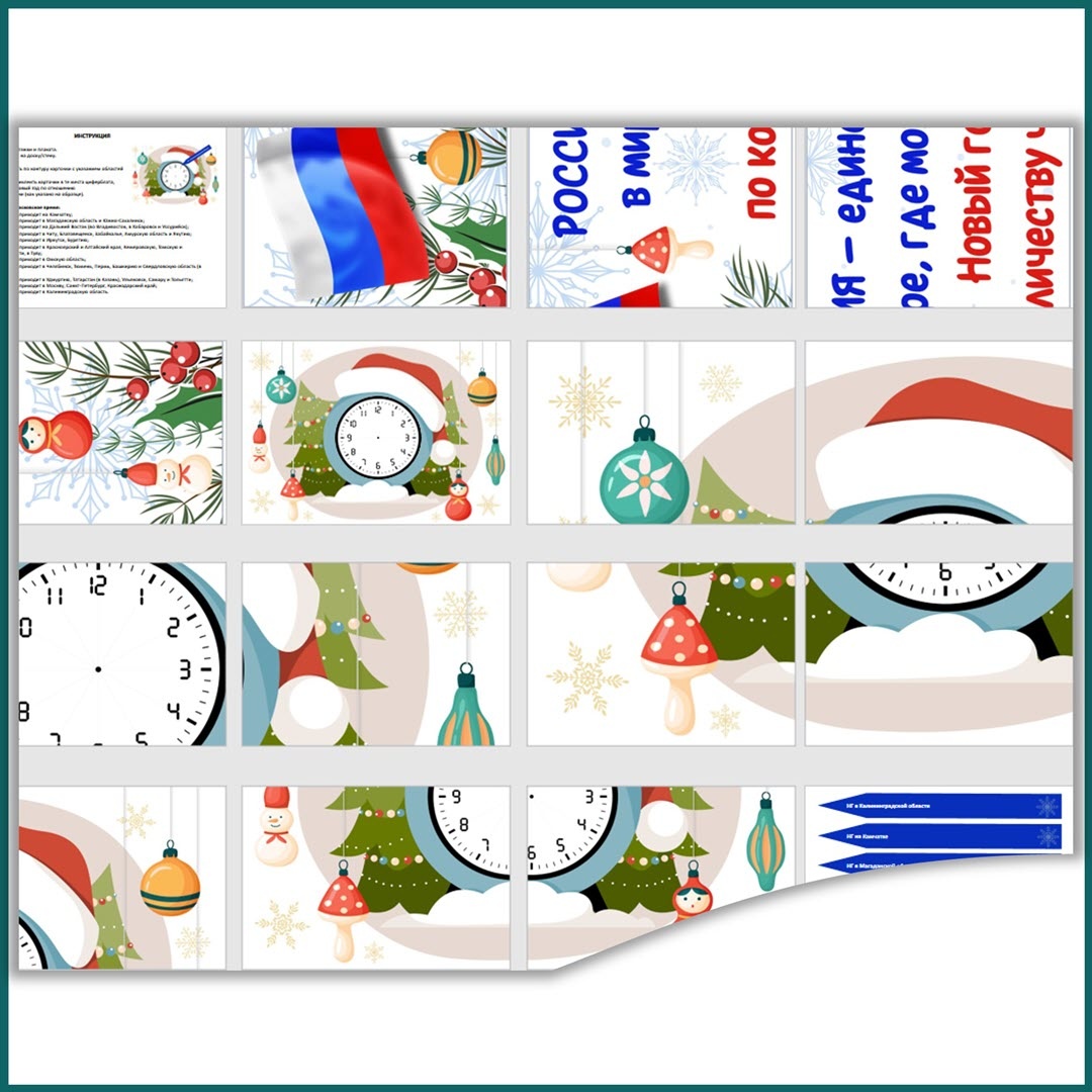 Инструкция и части циферблата