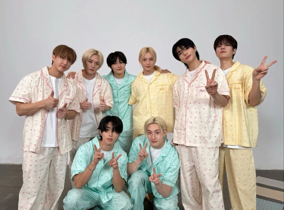 Stray Kids в пижамах... 