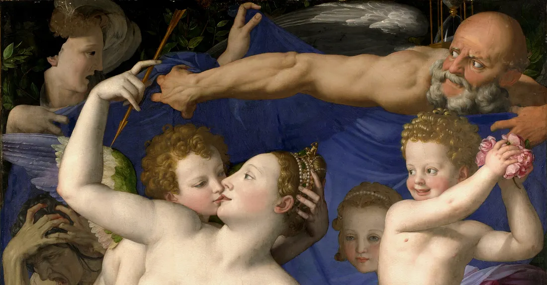 Аньоло Бронзино, Венера, Купидон, Безумие и Время