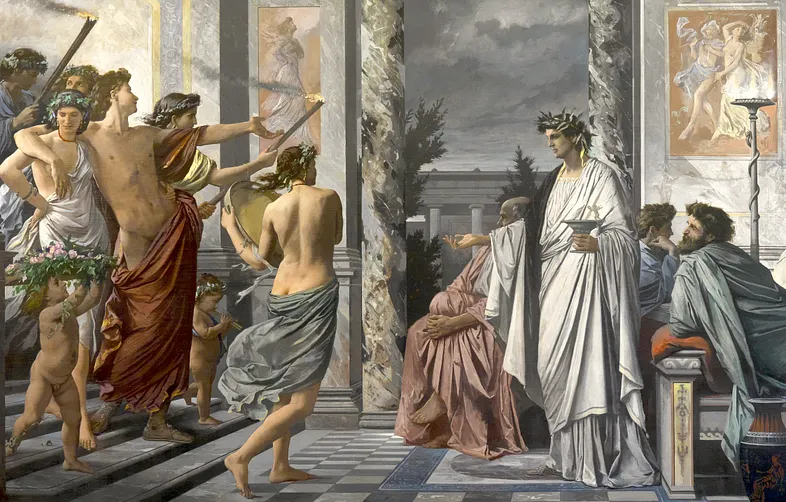 Ансельм Фейербах, «Симпозиум», 1869 