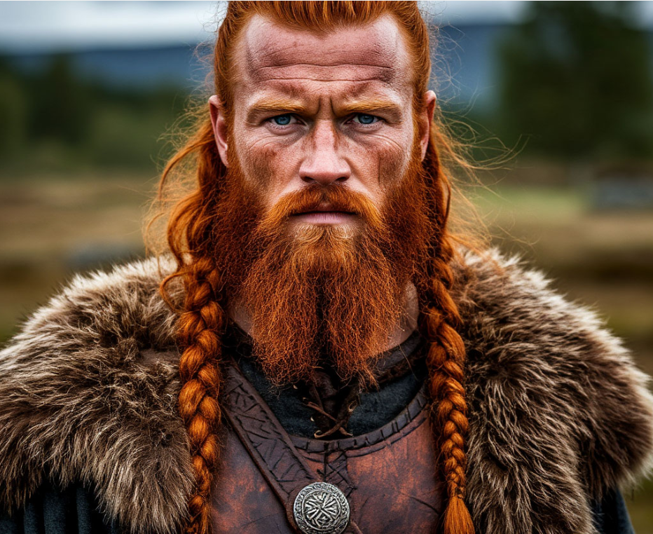 Эрик Рыжий. Изображение создано на "Шедевруме". 