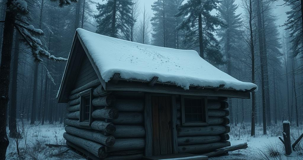 НОЧЬ В ТАЁЖНОЙ ИЗБУШКЕ...