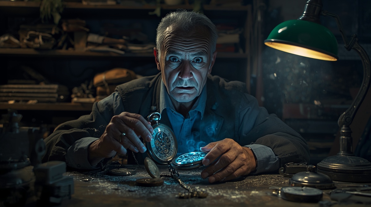 Николай в момент «остановки времени».