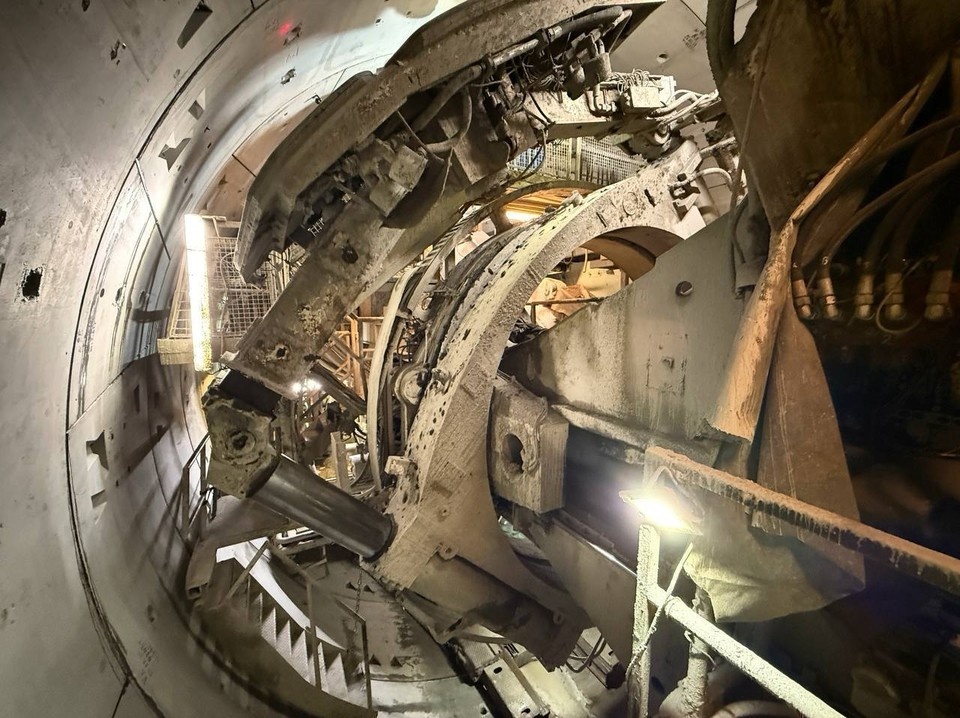    Тоннель почти выкопан. Фото: t.me/podzemnik_spb