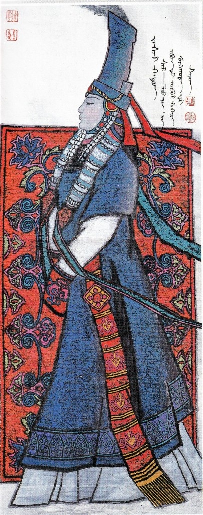 Есуй. Иллюстрация из "Сокровенного сказания монголов"