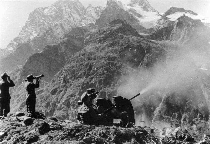 Немецкие солдаты на Кавказе