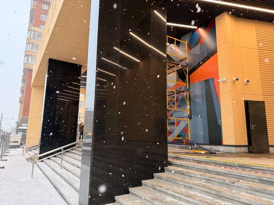    Вход в вестибюль. Фото: t.me/podzemnik_spb