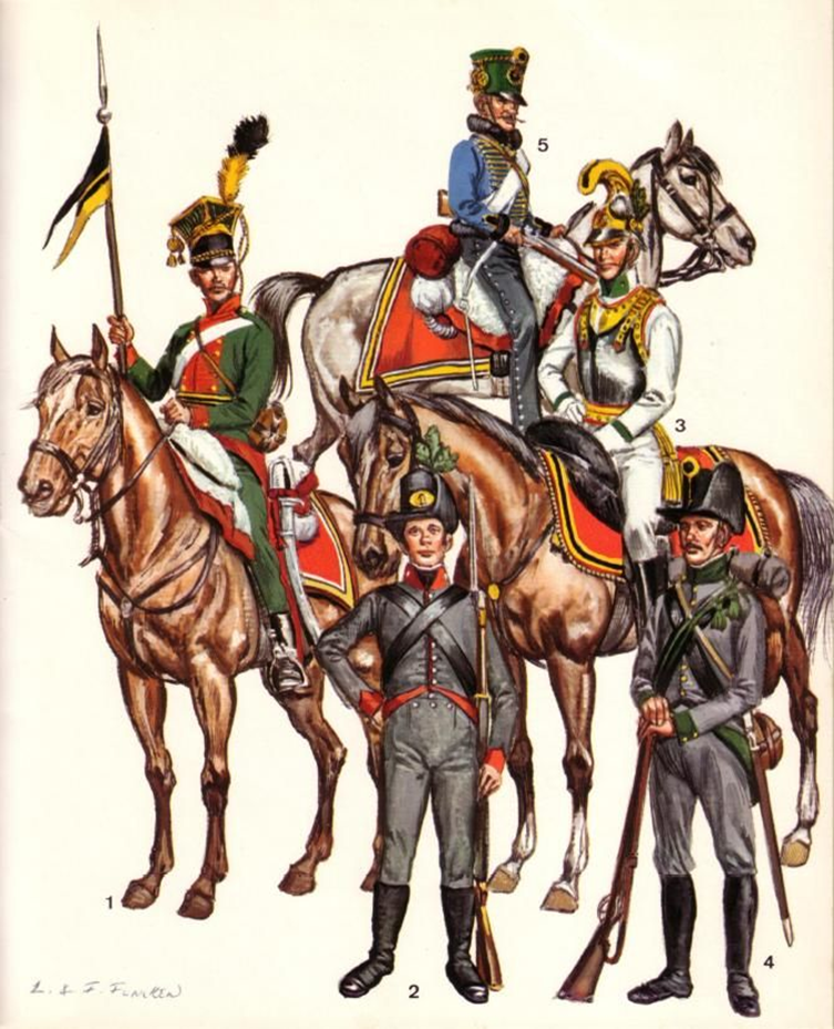 Австрийская кавалерия и егеря