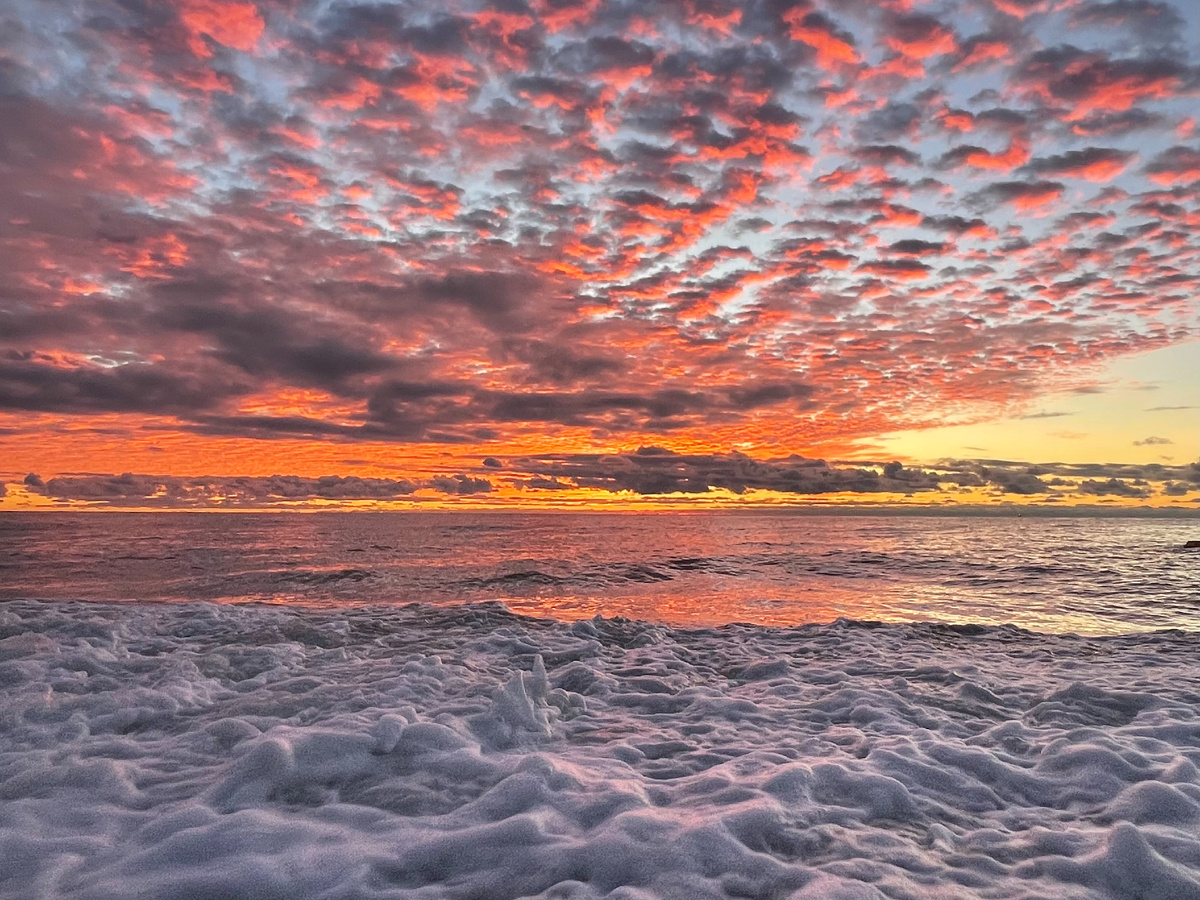 Закат в Адлере (фото без фильтров)
