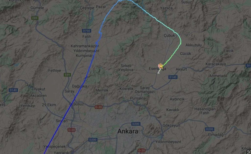    Фото: Flightradar24 Редакция