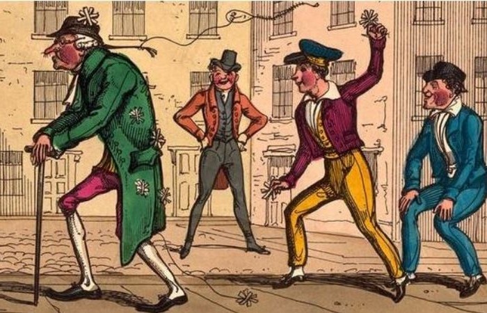 Изображение Дня смеха около 1770 года