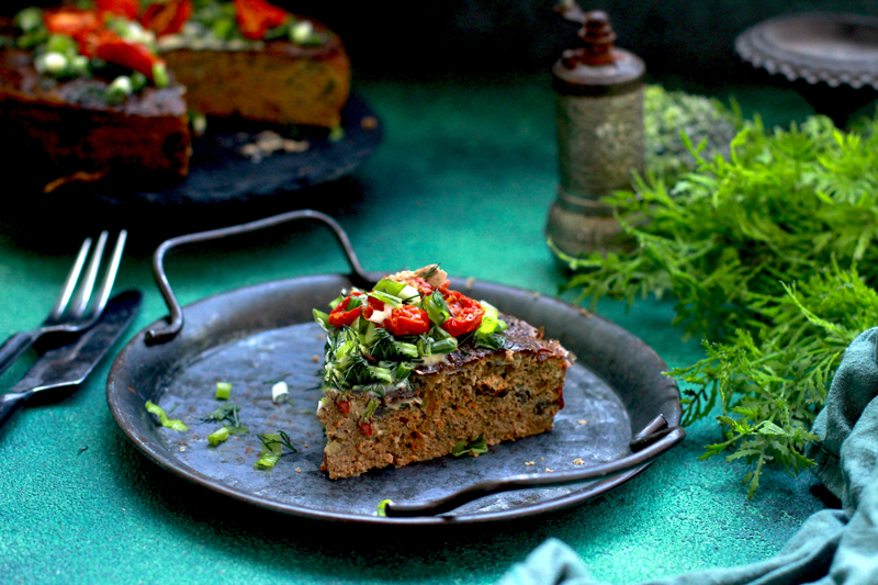 Суфле из печени с яблоком