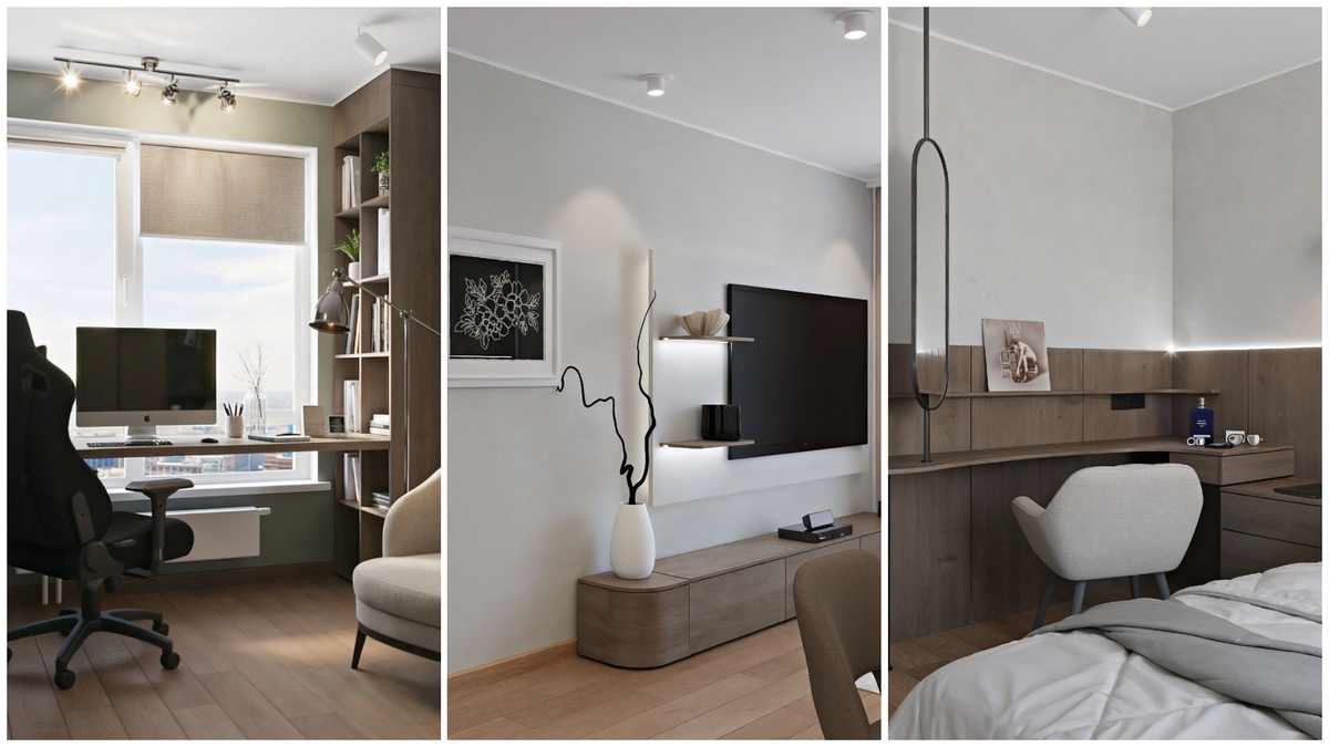 Коллаж с сегодняшними вариантами дизайна