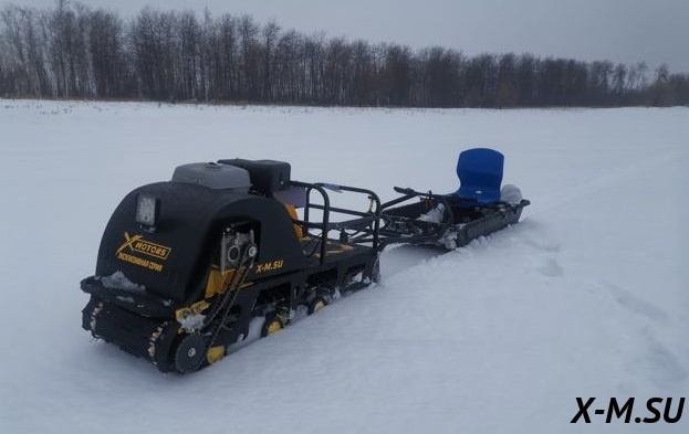 Мотобуксировщик OPTI MAX 22: «мотособака», которая не подведёт