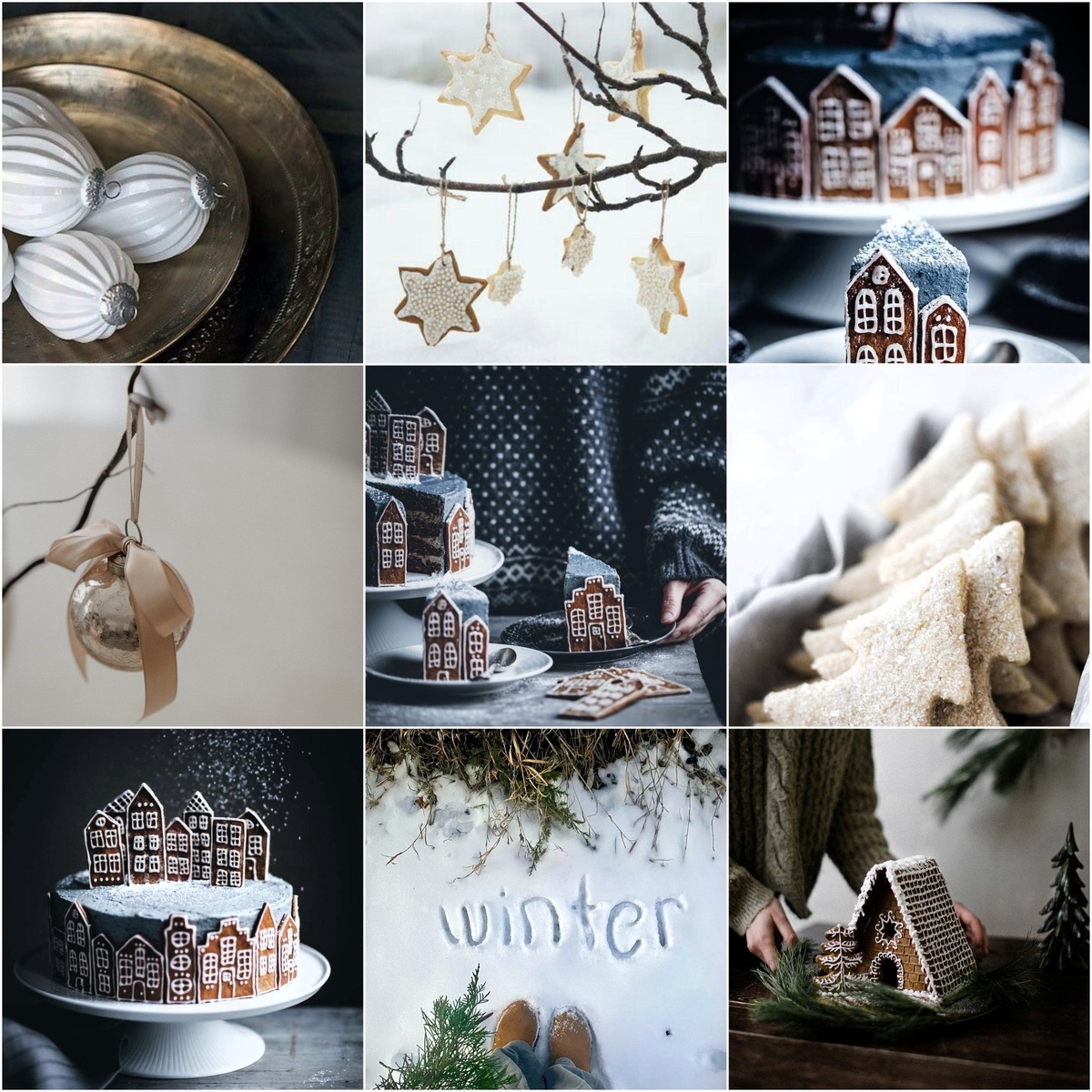 1. Сладости в новогодней тематике. Иллюстрации из открытых источников, коллажи авторские.