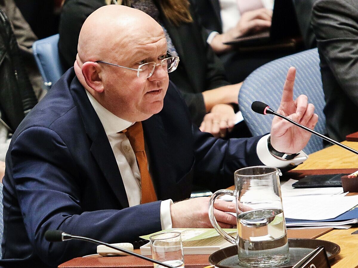    Василий Небензя выступает на заседании совета безопасности ООН в Нью-Йорке | © РИА Новости / Нэнси Сисель