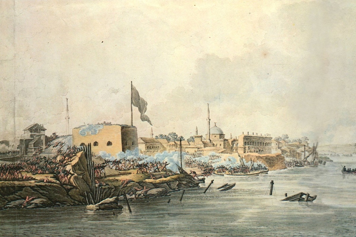    Картина «Взятие Измаила». общественное достояние