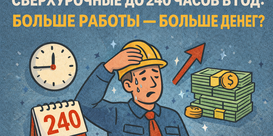 Сверхурочные до 240 часов в год: больше работы — больше денег?
