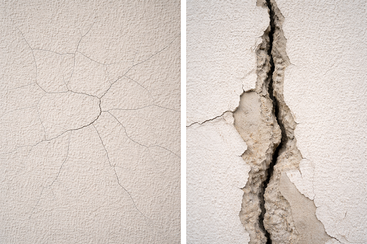 почему трескается штукатурка