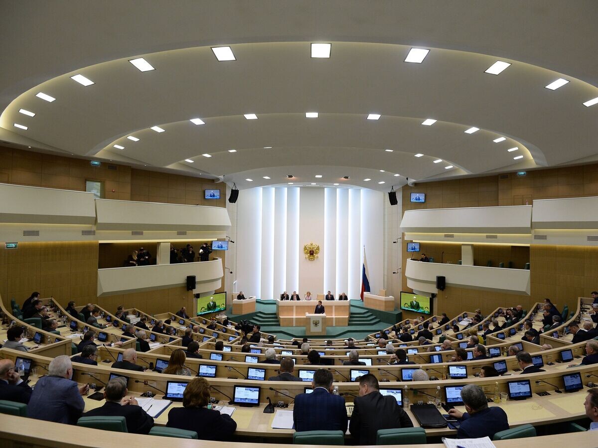    Заседание Совета Федерации РФ. Архивное фото | © РИА Новости / Максим Блинов