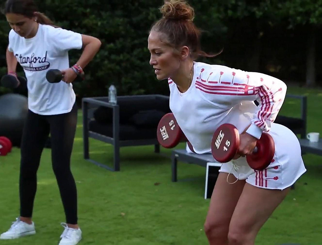 Силовая тренировка Дженнифер Лопес