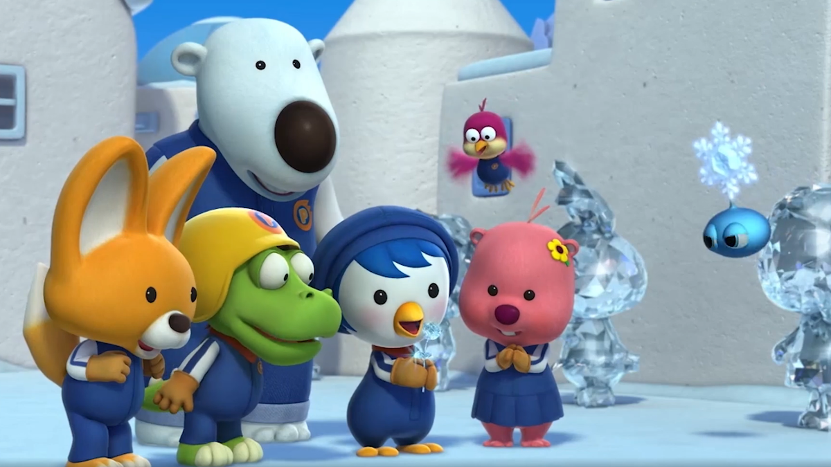 Кадр из мультфильма «Пингвиненок Пороро. Новогодние приключения»